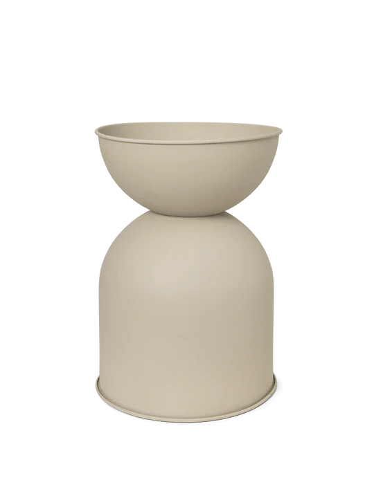 Hourglass Pot Medium - Cashmere