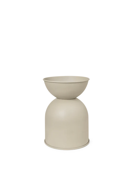 Hourglass Pot Small - Cashmere