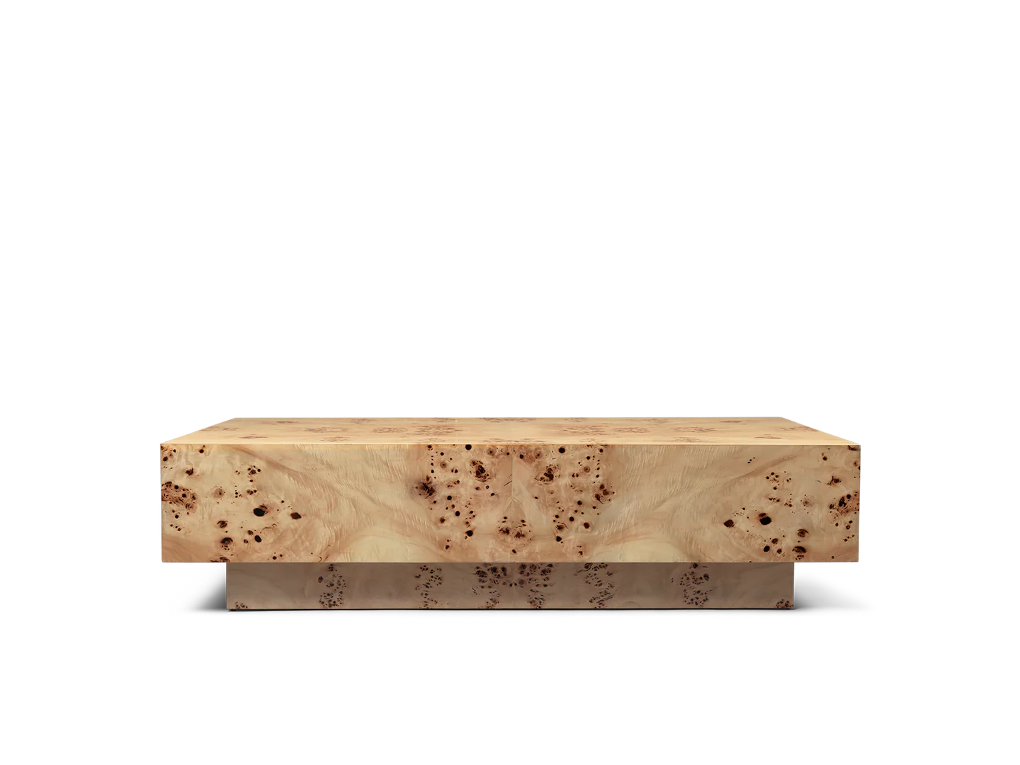 Burl Coffee Table - Natural