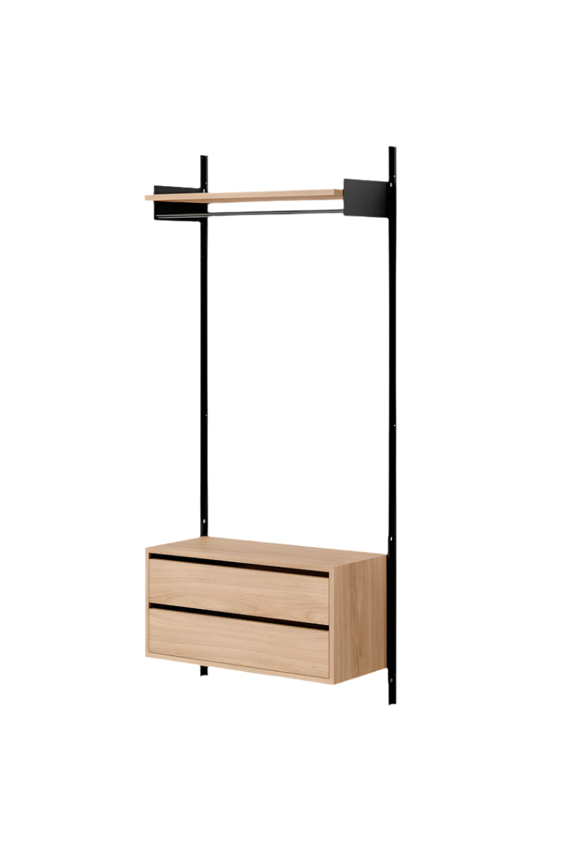 Wardrobe Shelf Cabinet w. Drawers