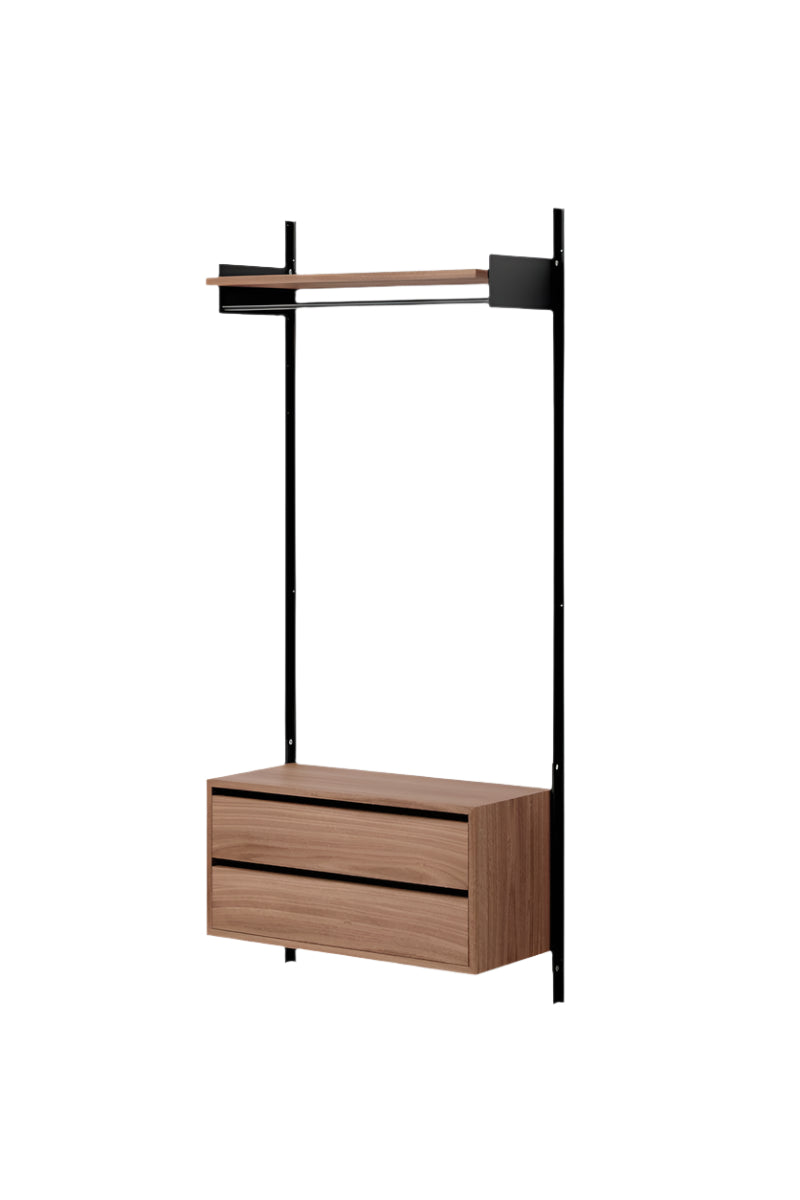 Wardrobe Shelf Cabinet w. Drawers
