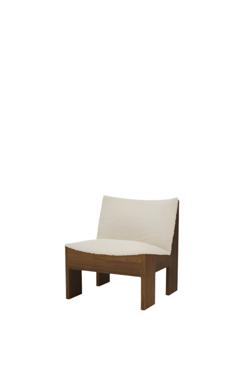 Tenon Lounge Chair - Fumed Oak