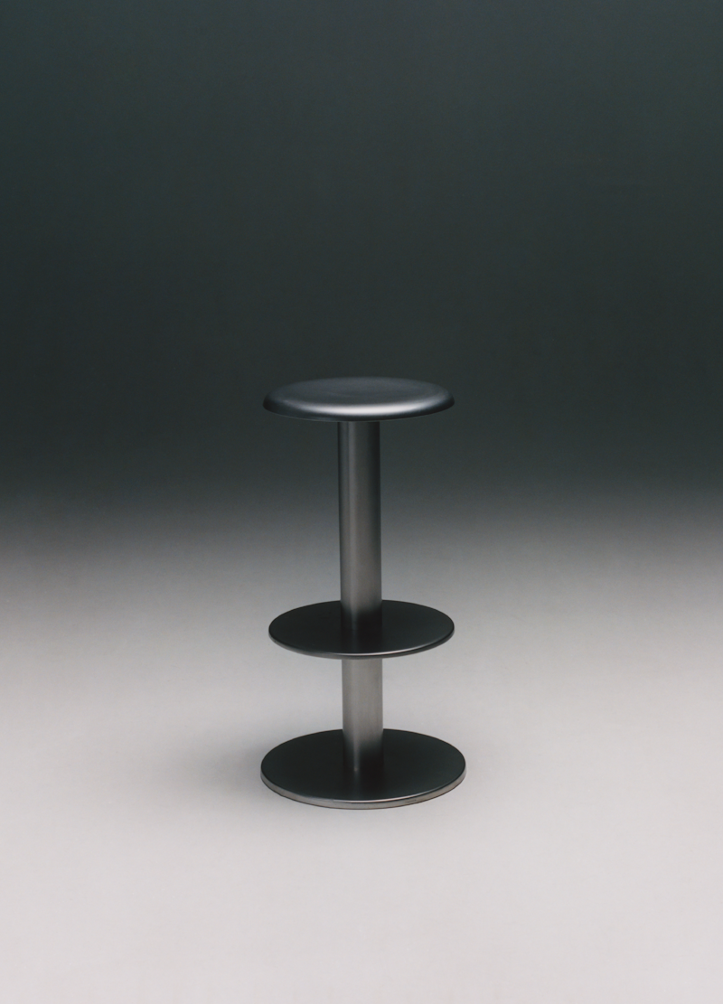 Coupe Barstool 75cm - Stainless Steel