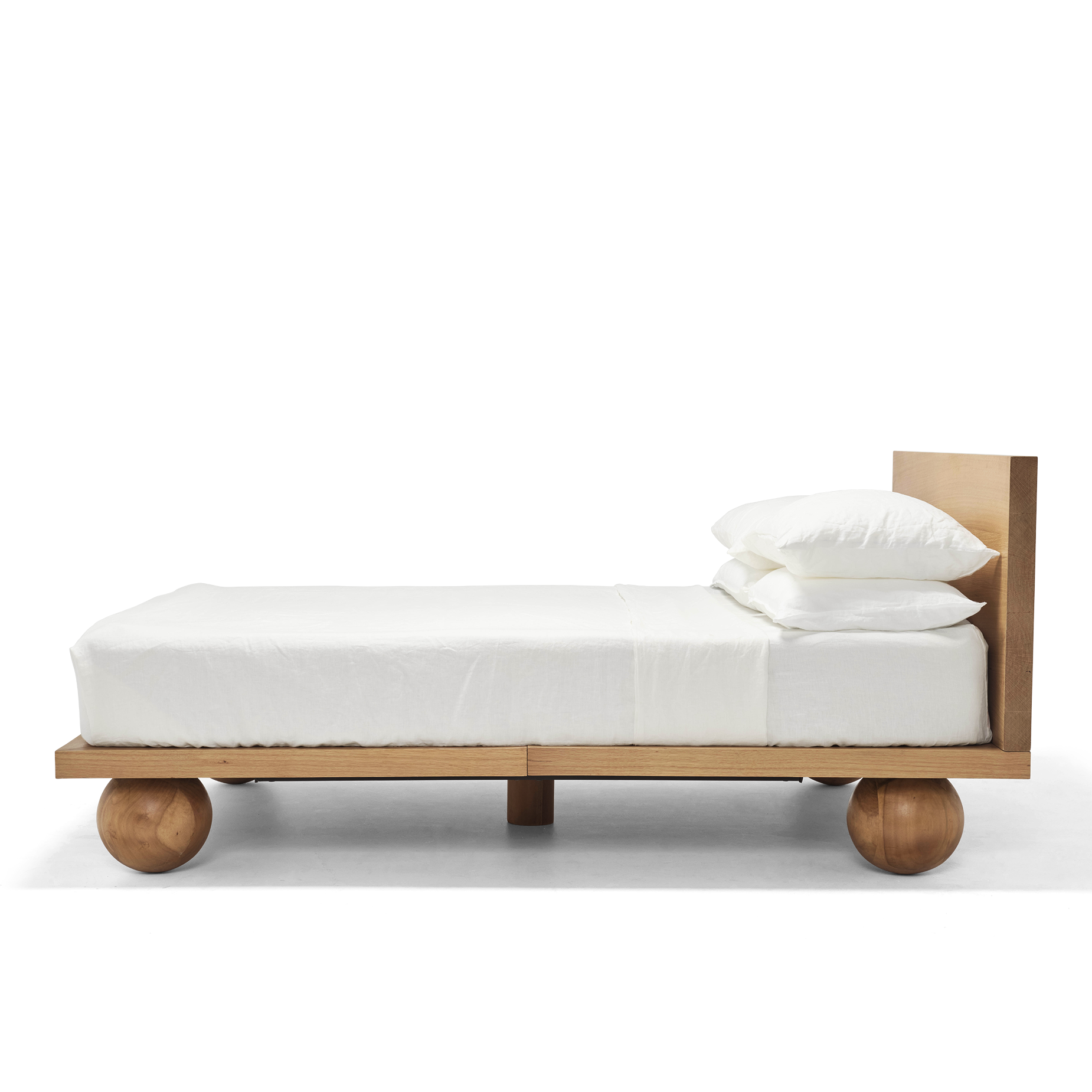 Yoko Queen Bed - Oak