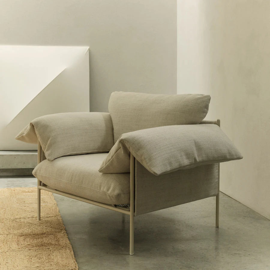 Alva Armchair - Nougat Frame