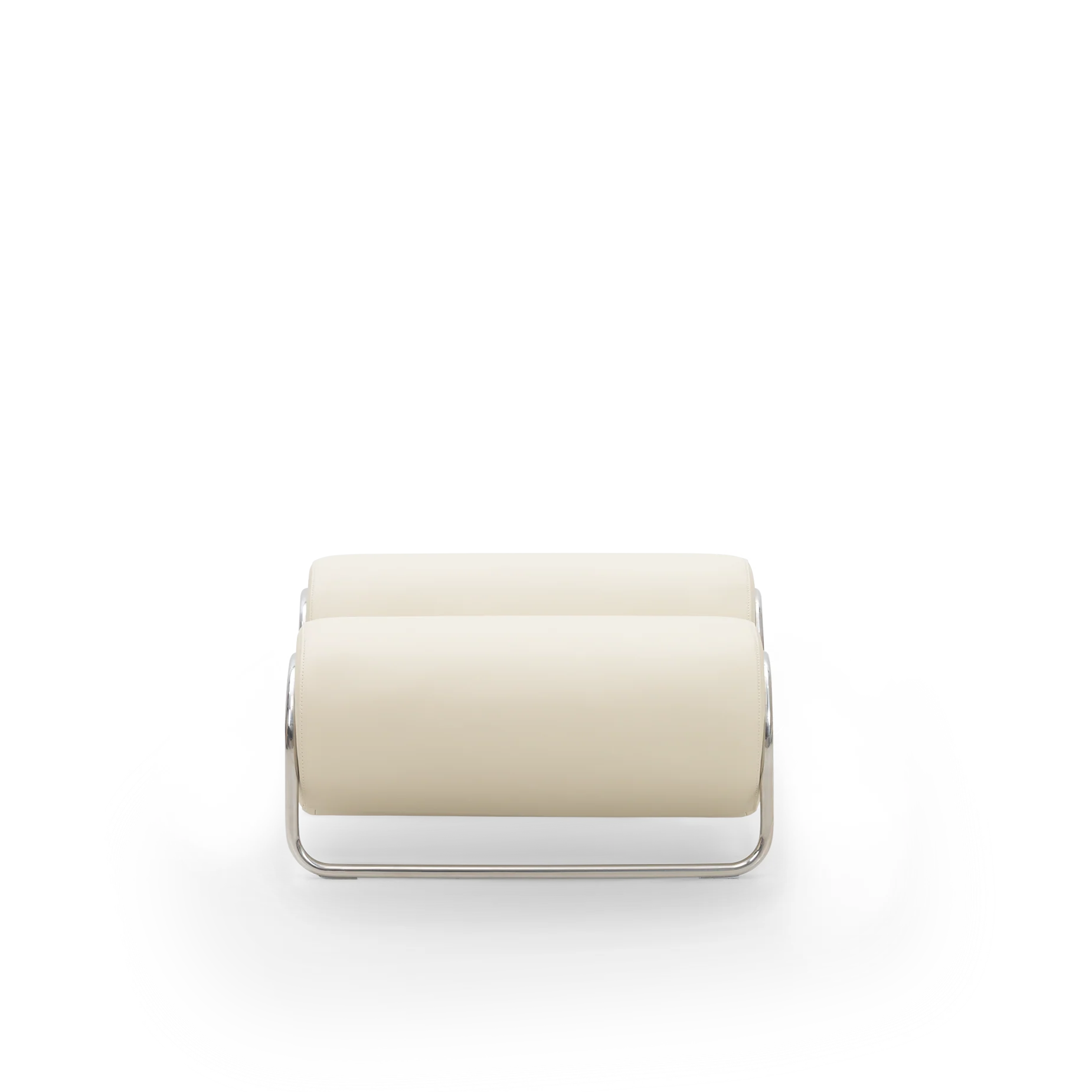 Chromeo Ottoman - Simpson Cream