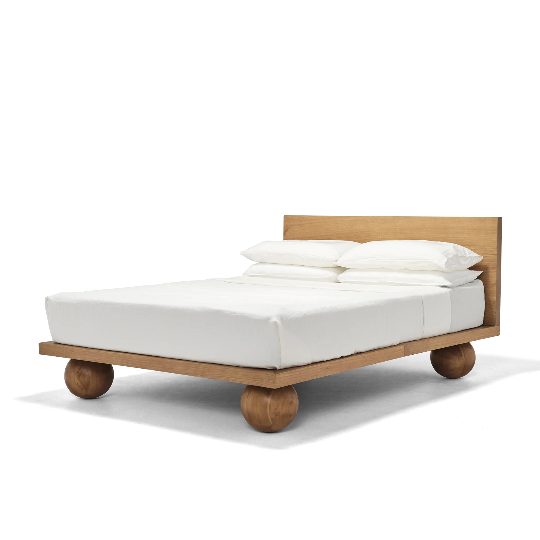 Yoko Queen Bed - Oak