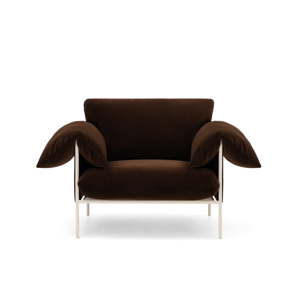 Alva Armchair - Nougat Frame