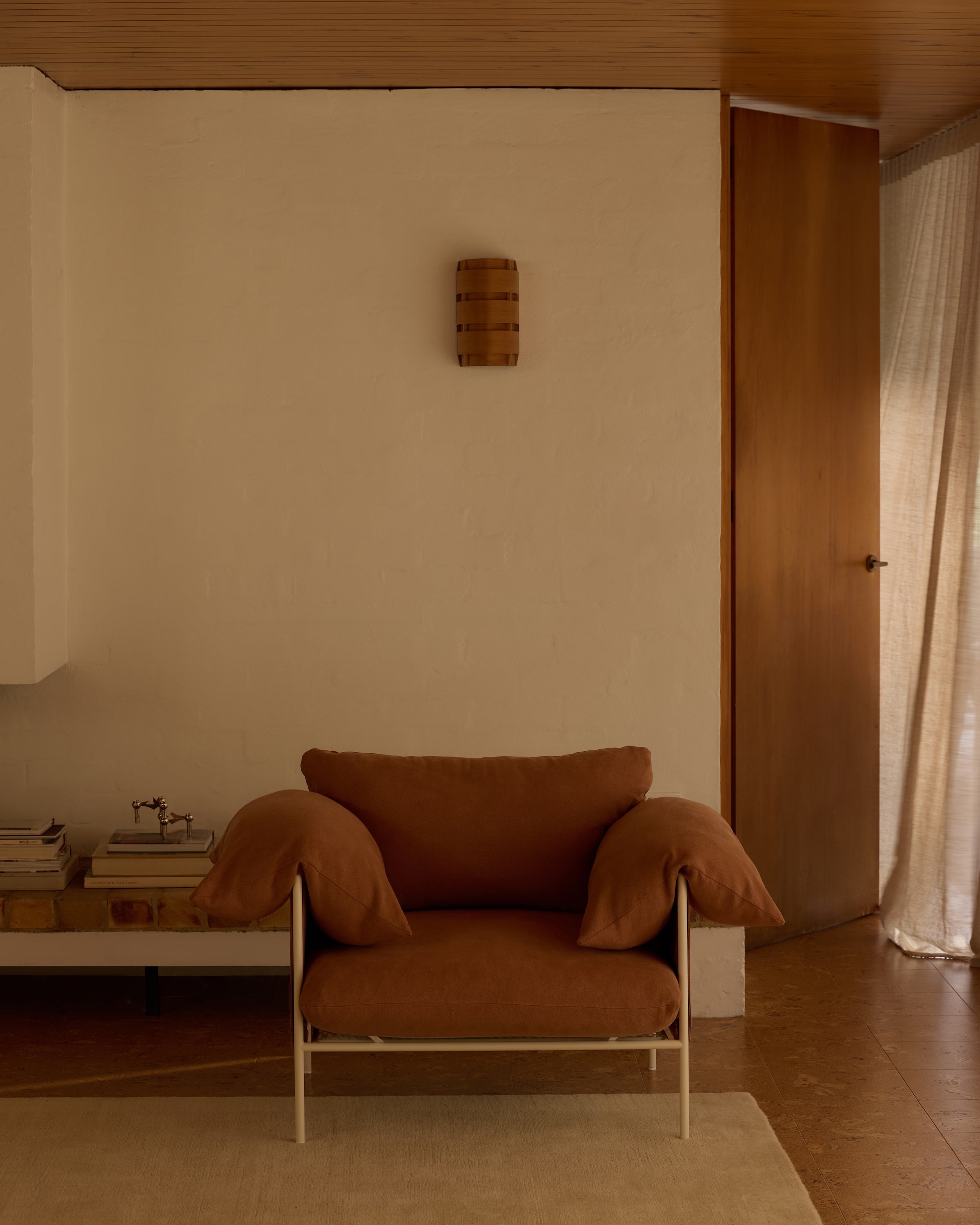 Alva Armchair - Nougat Frame