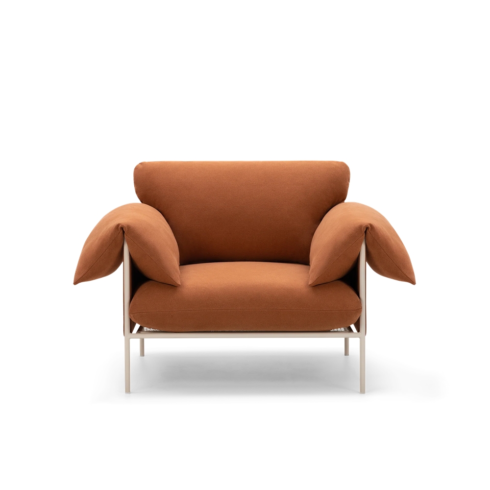 Alva Armchair - Nougat Frame
