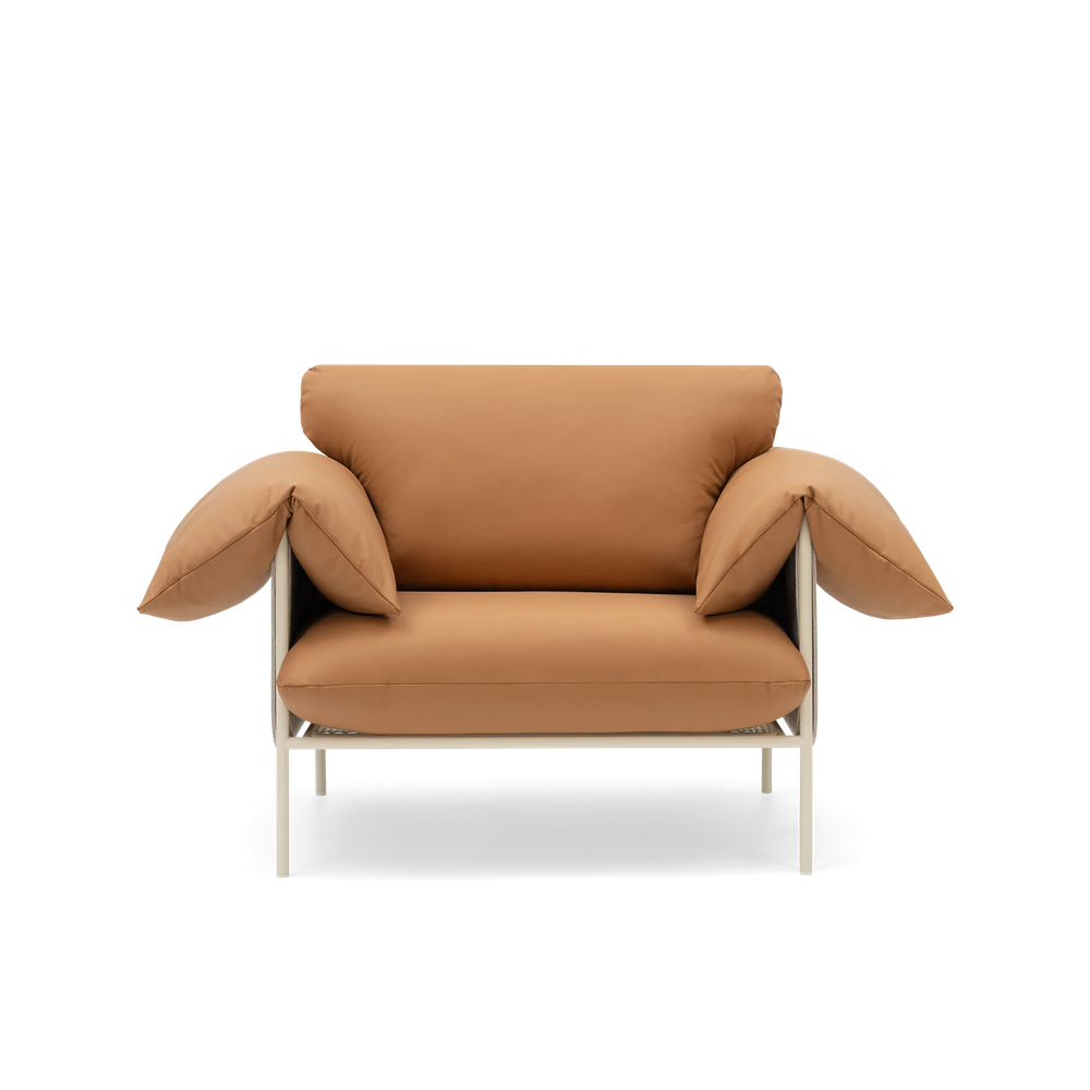 Alva Armchair - Nougat Frame