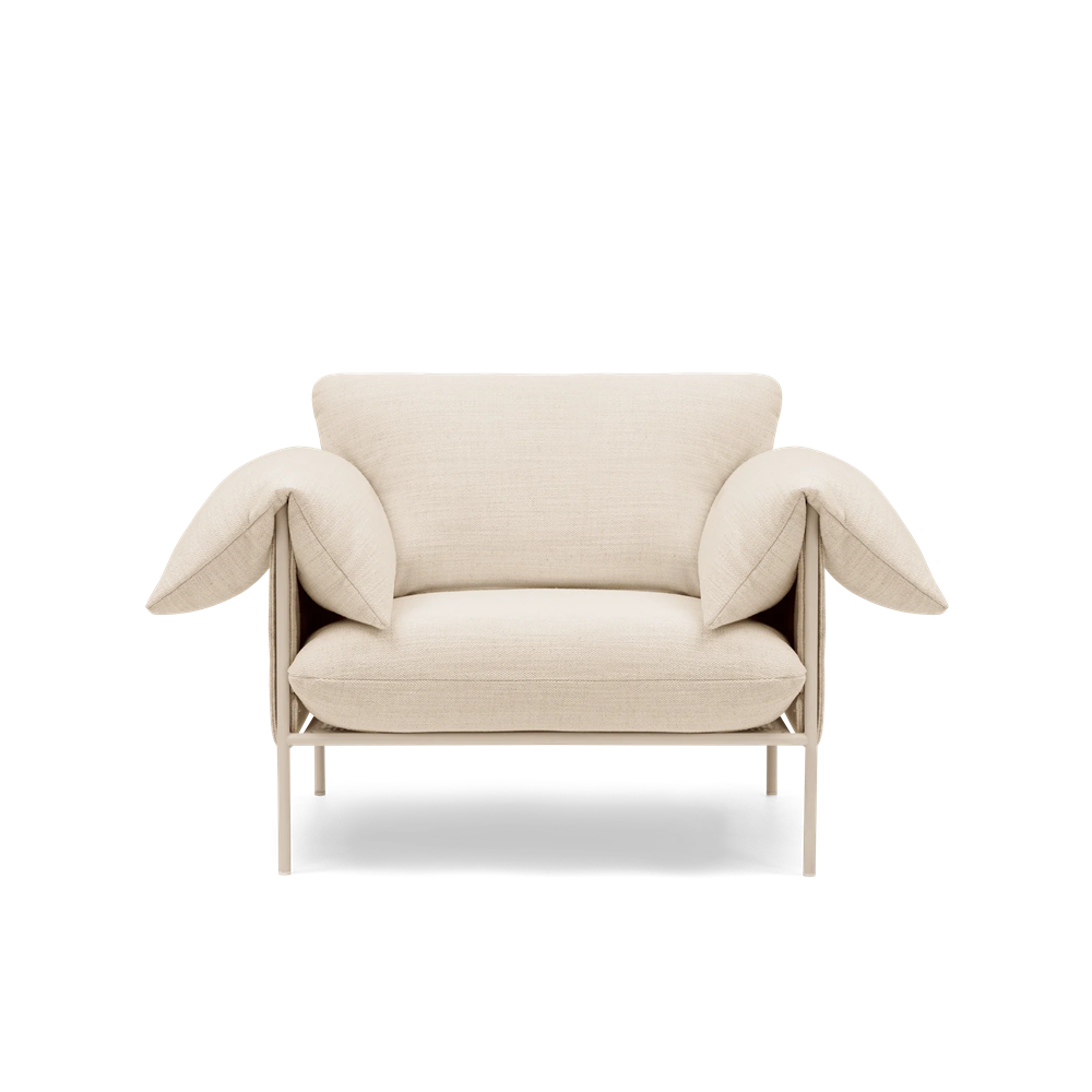 Alva Armchair - Nougat Frame