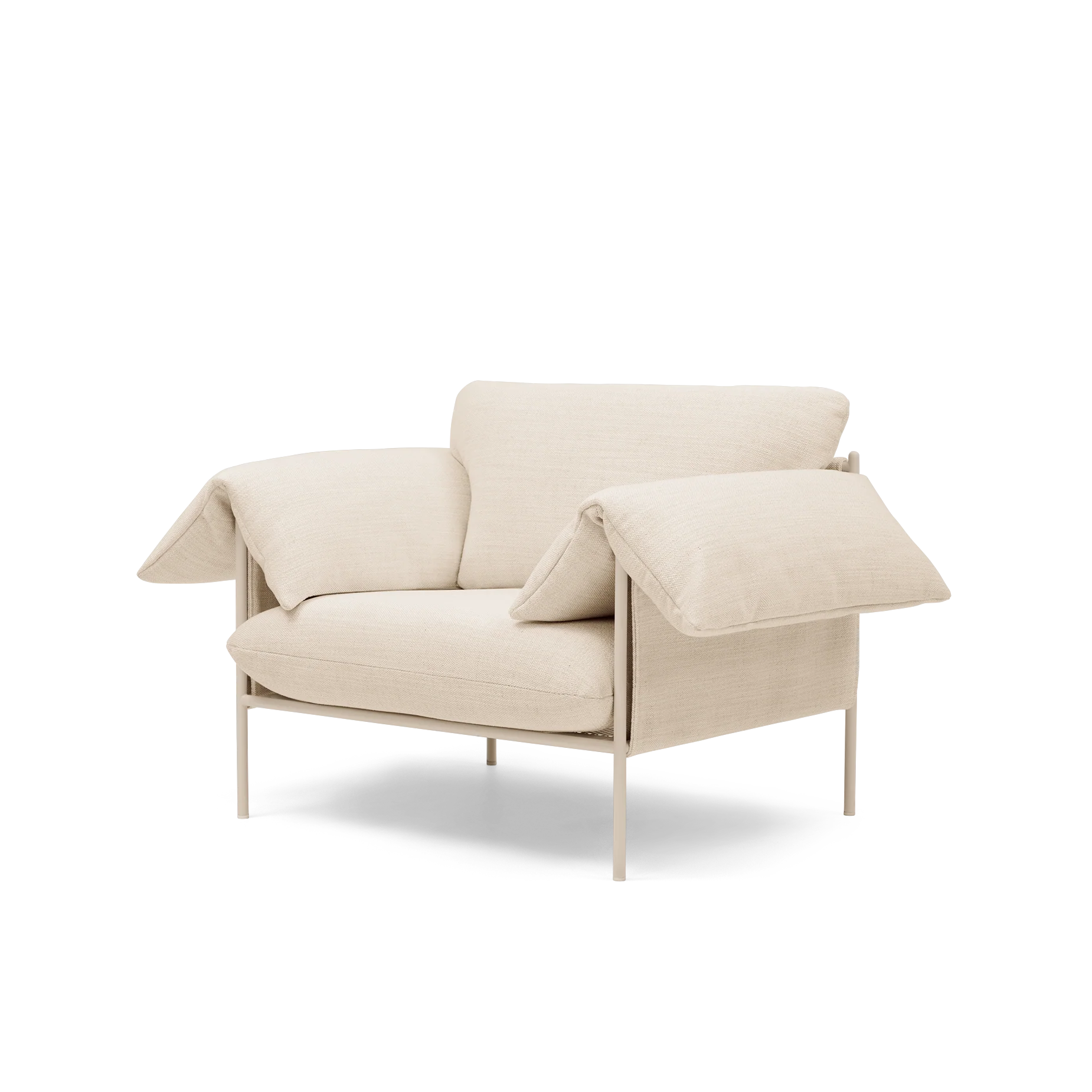 Alva Armchair - Nougat Frame