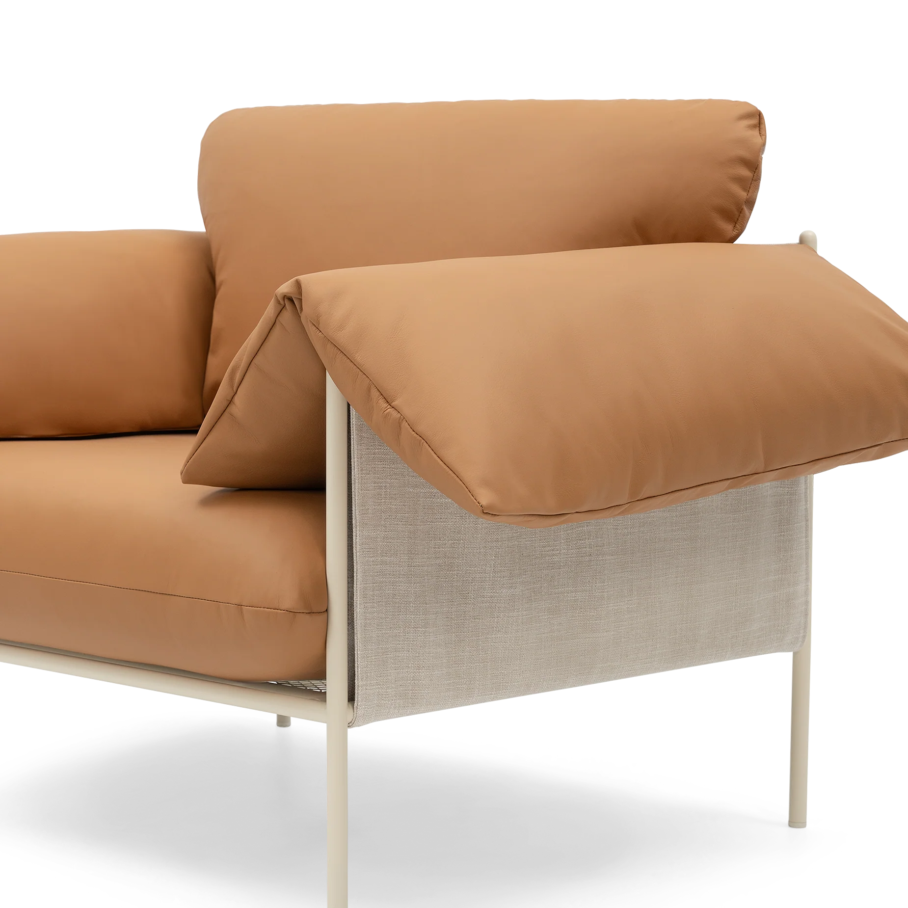 Alva Armchair - Nougat Frame