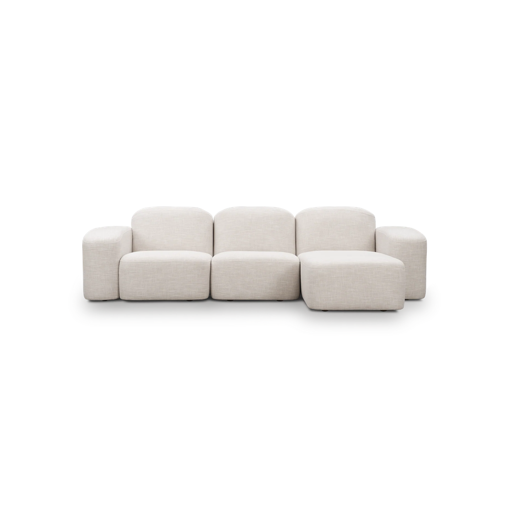 Muse 3 Seat Chaise Sofa - RHF