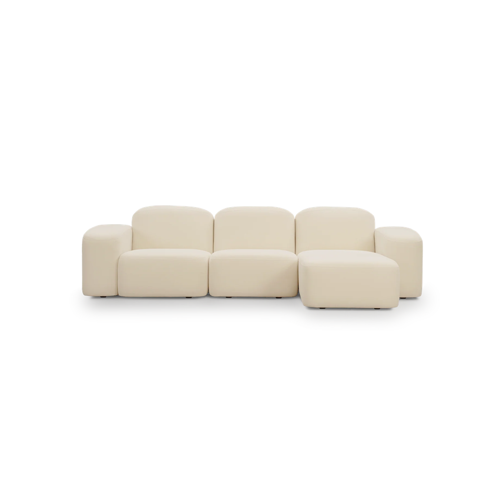 Muse 3 Seat Chaise Sofa - RHF
