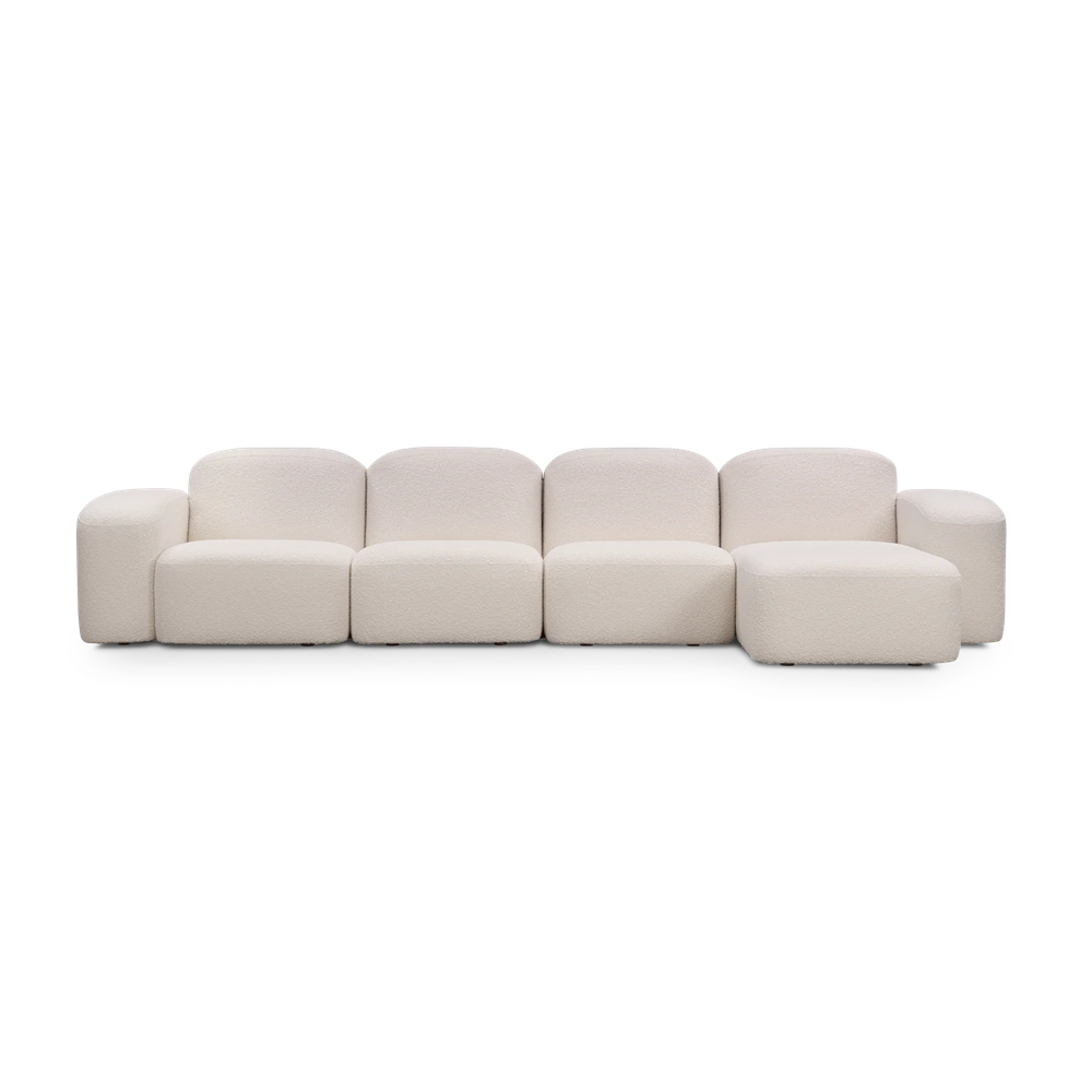 Muse 4 Seat Chaise Sofa - RHF