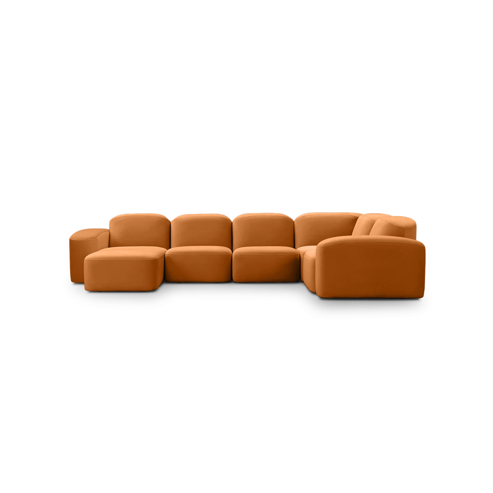 Muse 5 Piece Chaise Modular Sofa - LHF