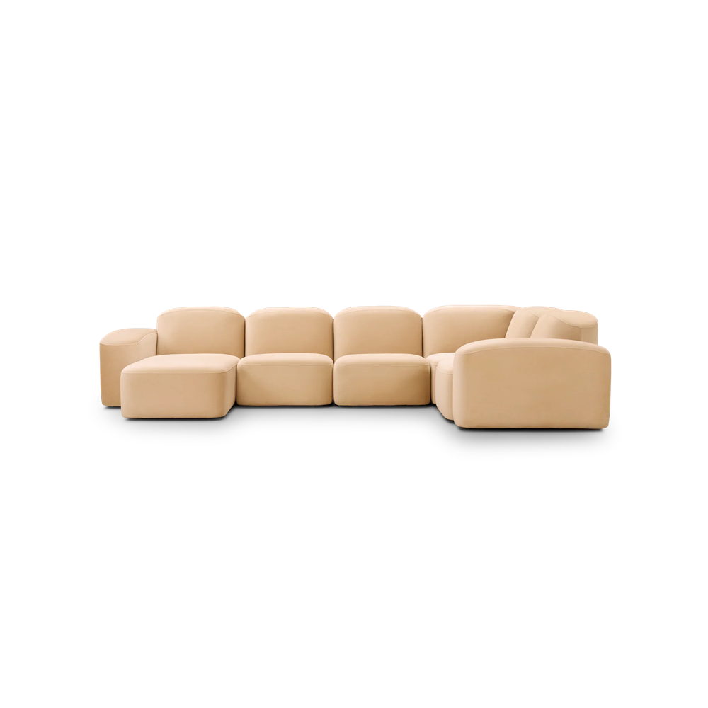 Muse 5 Piece Chaise Modular Sofa - LHF