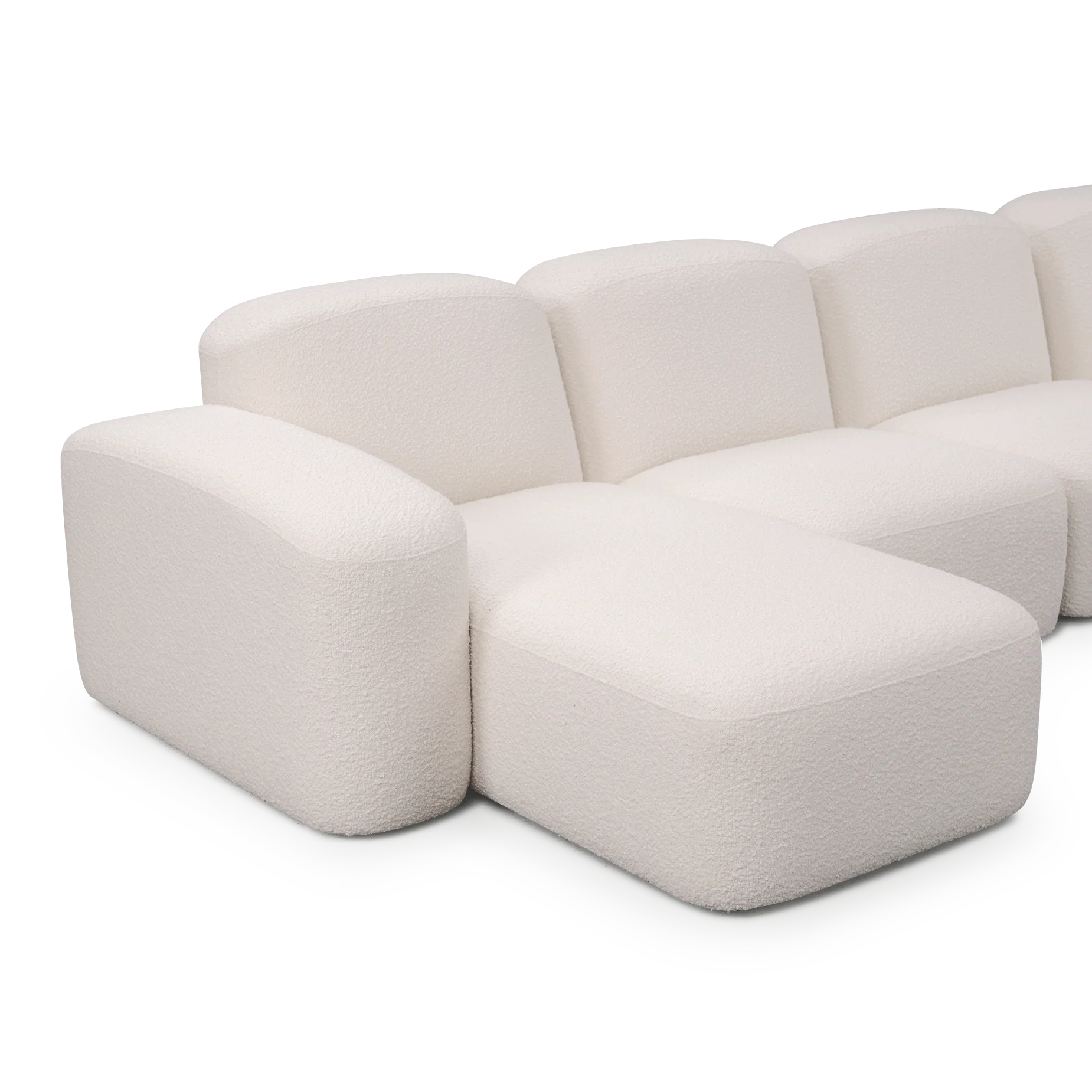 Muse 5 Piece Chaise Modular Sofa - LHF