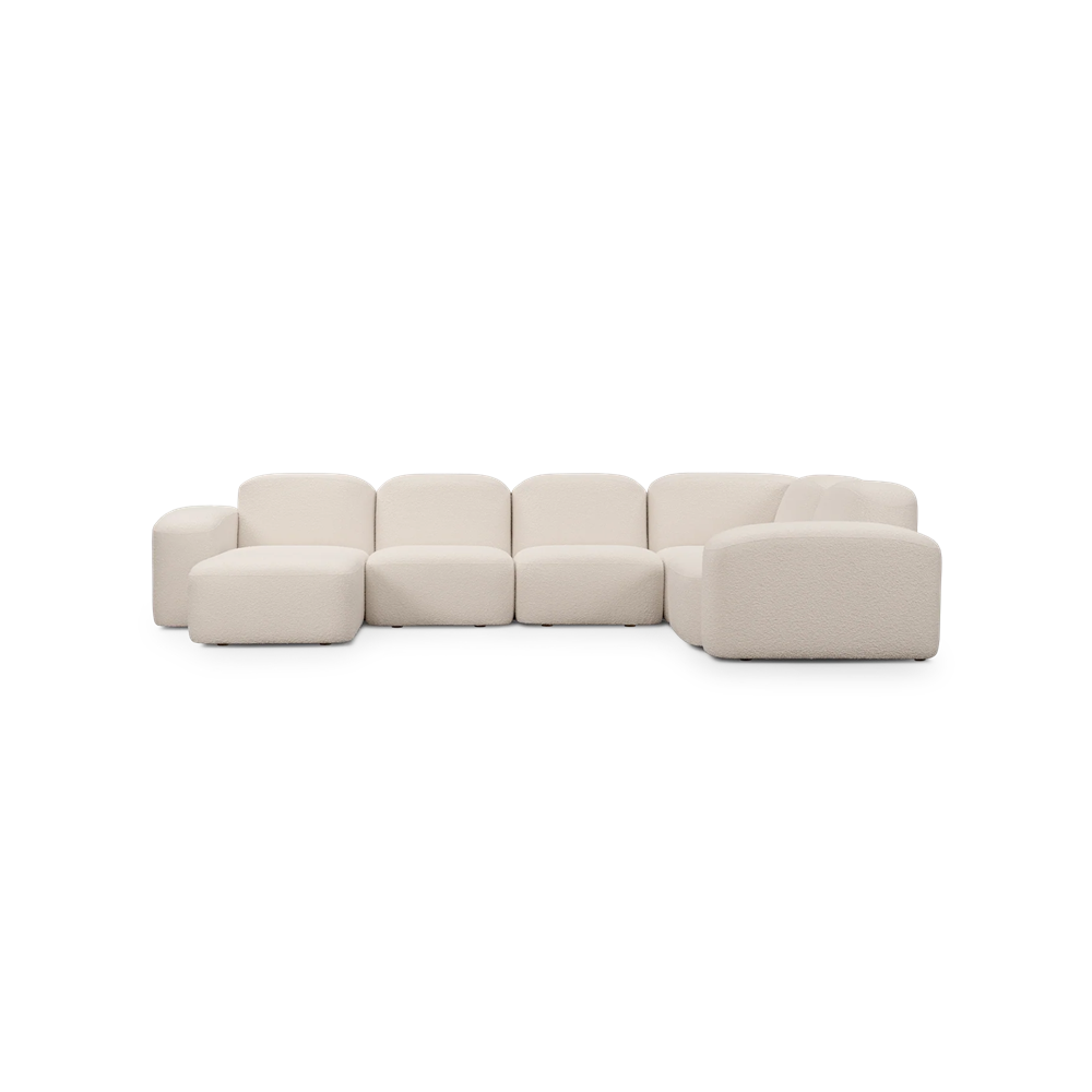 Muse 5 Piece Chaise Modular Sofa - LHF