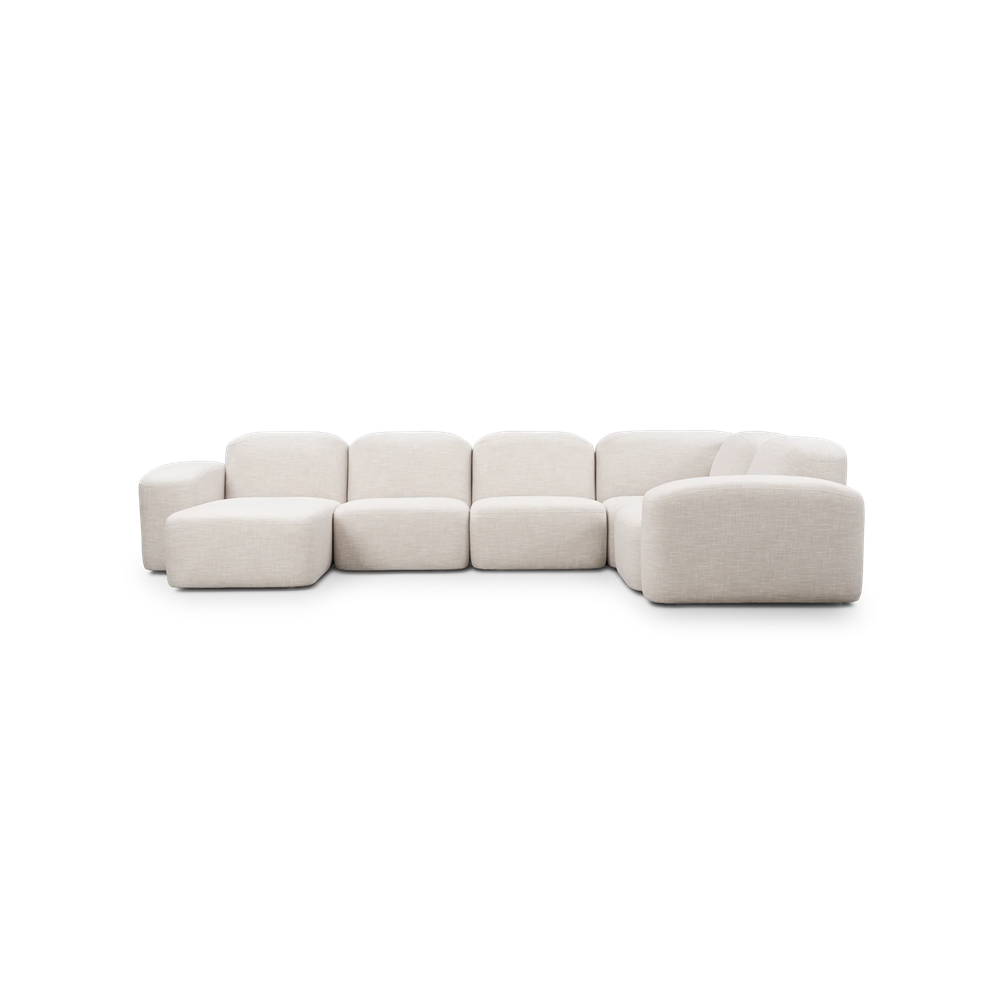 Muse 5 Piece Chaise Modular Sofa - LHF