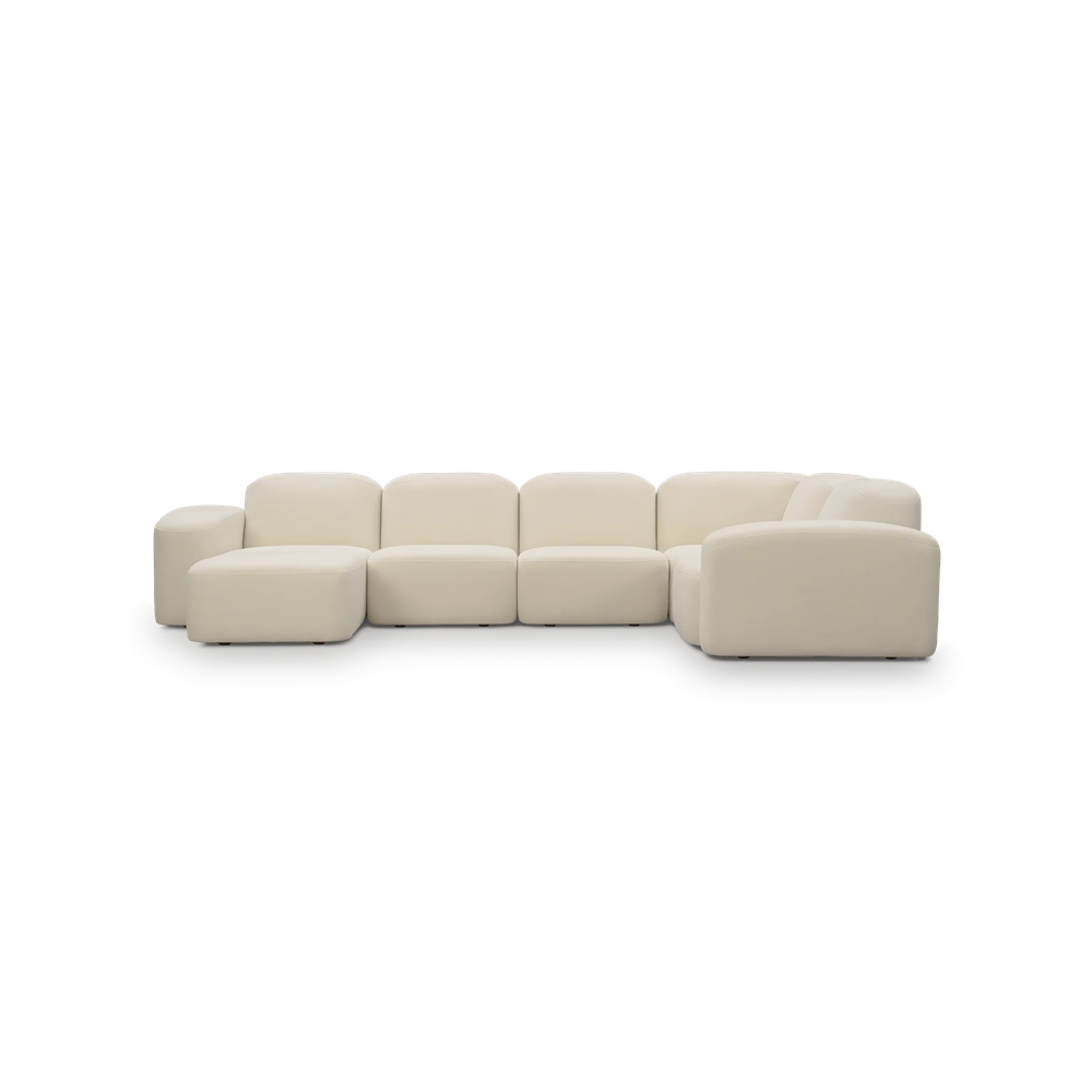 Muse 5 Piece Chaise Modular Sofa - LHF