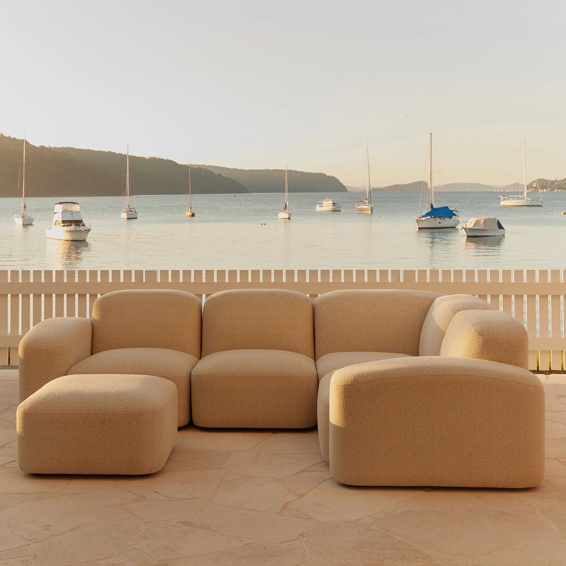 Muse 4 Piece Outdoor Modular Sofa