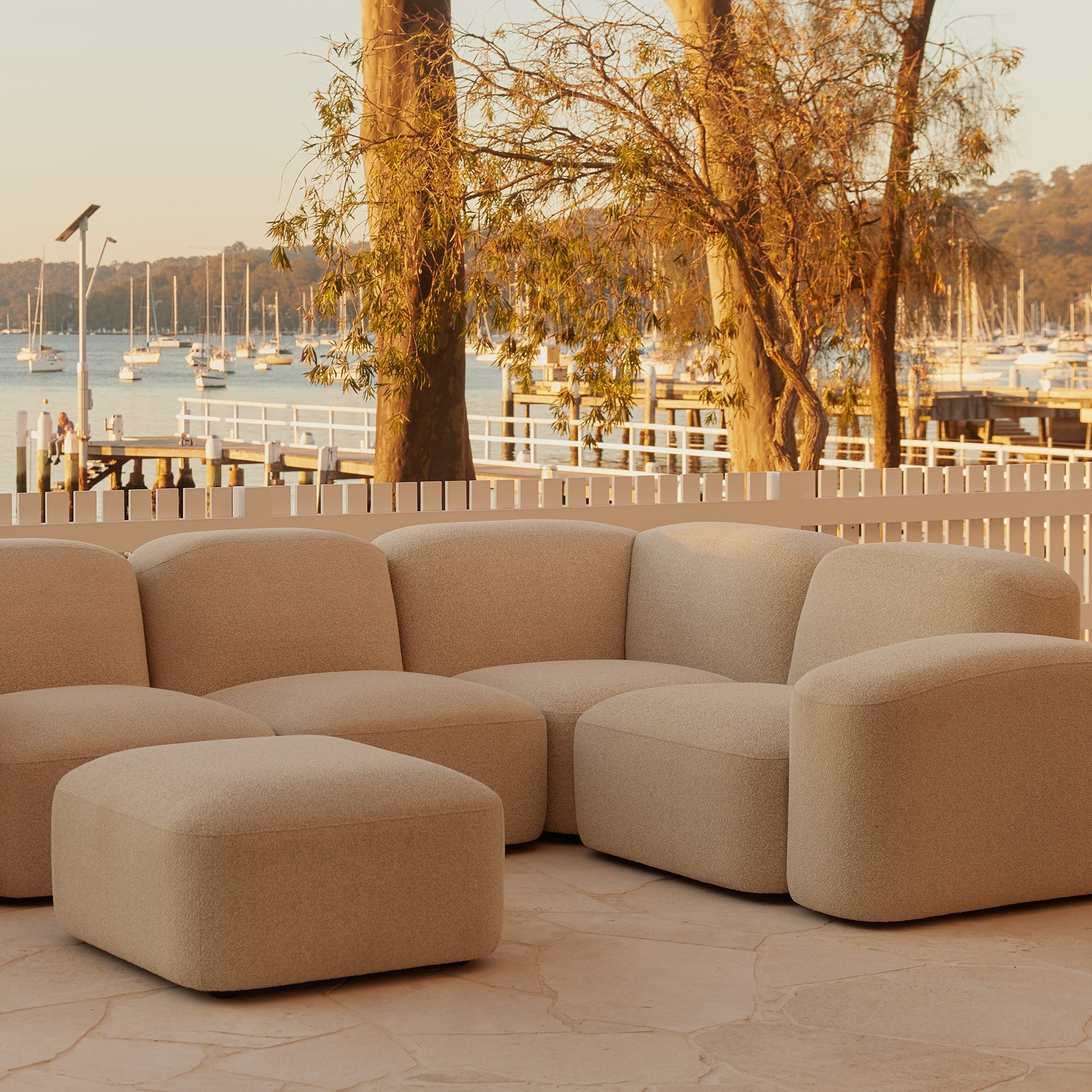 Muse 5 Piece Outdoor Modular Sofa