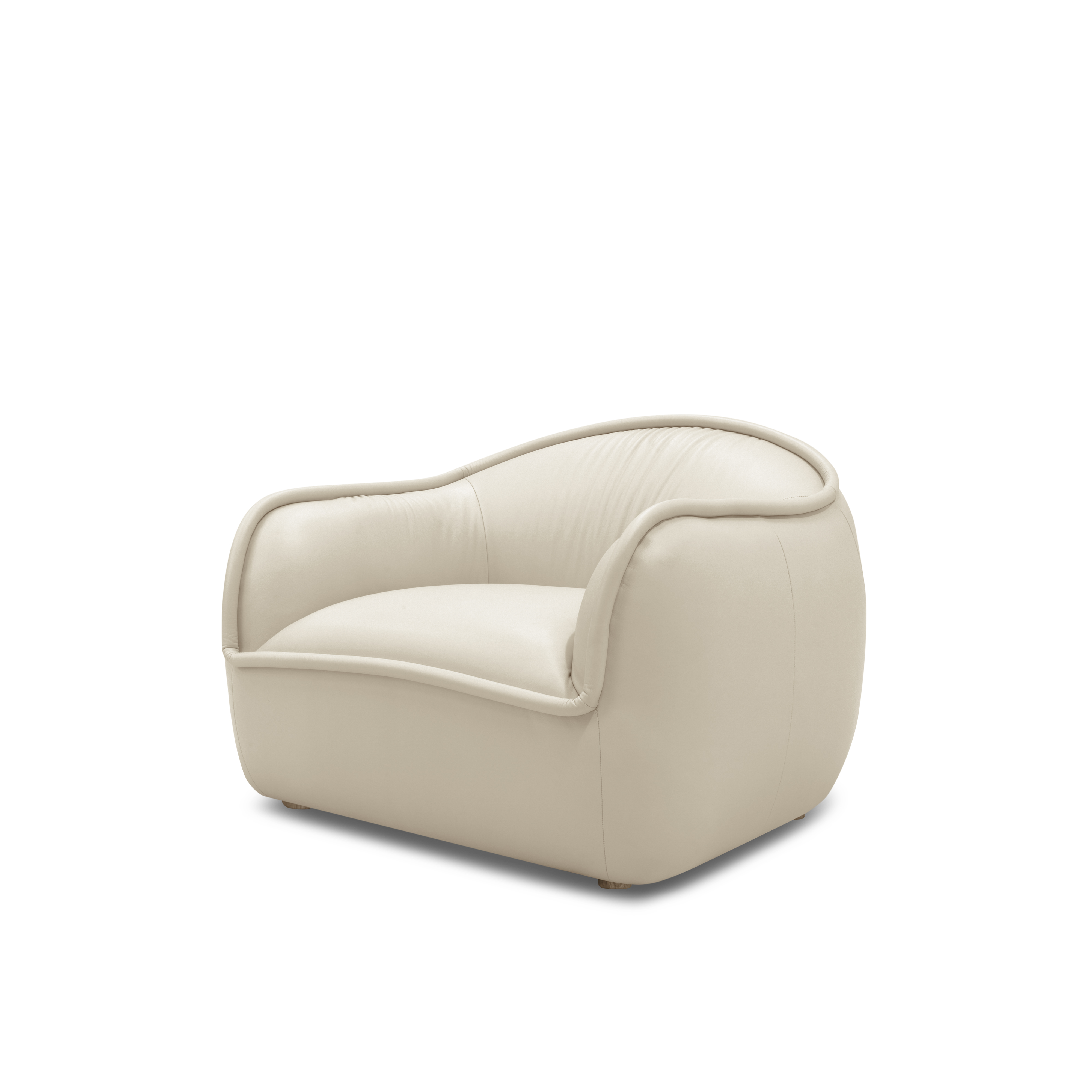 Tubo Chair - Simpson Cream Leather