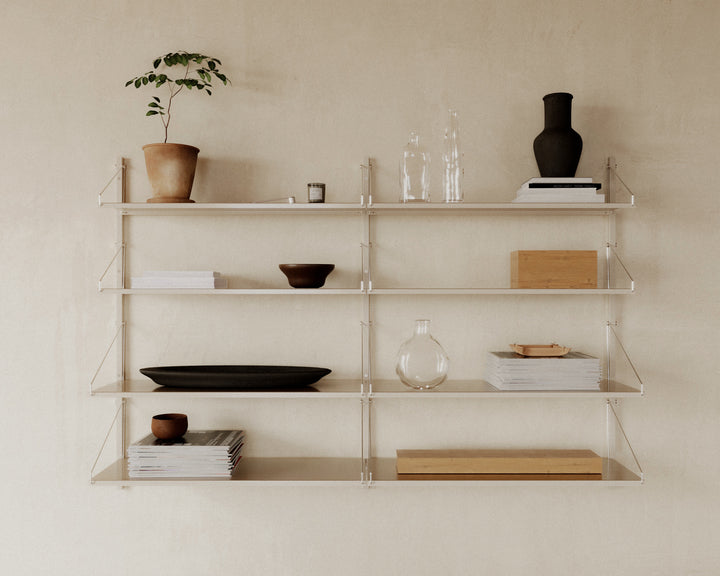 Shelf Library H108.4 / W80 - Warm White