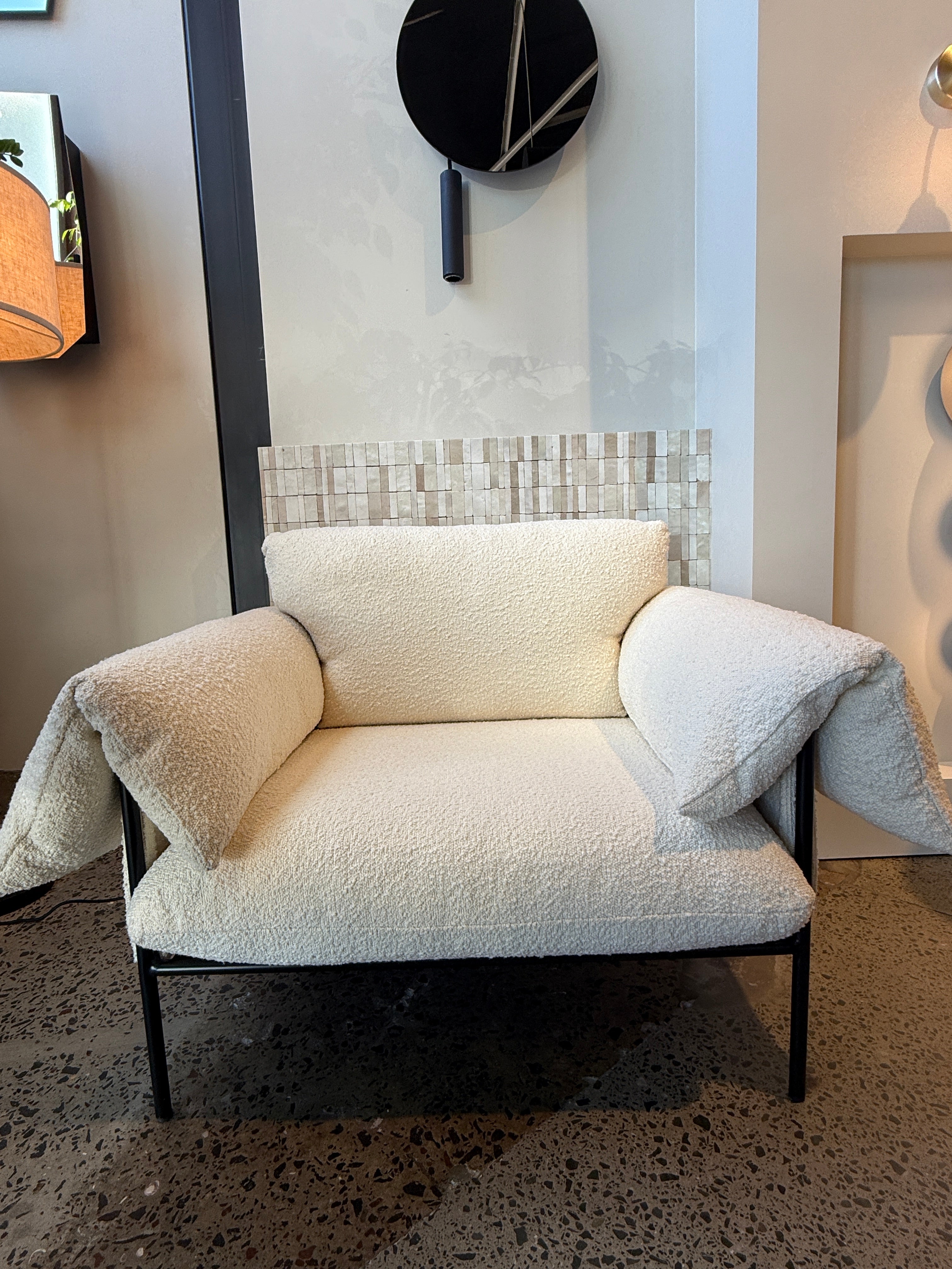 Alva Armchair - Bronte Whipped Cream