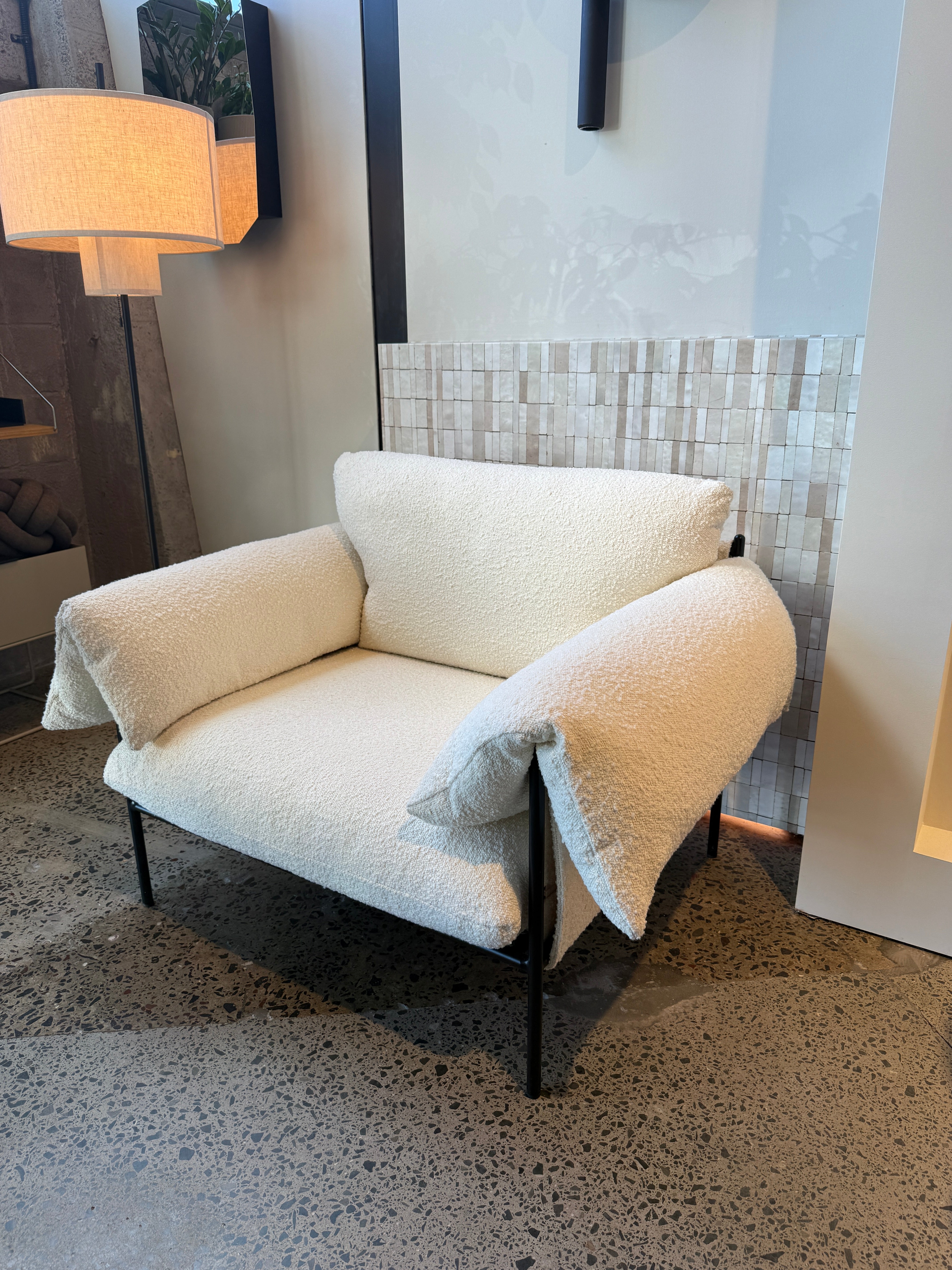Alva Armchair - Bronte Whipped Cream