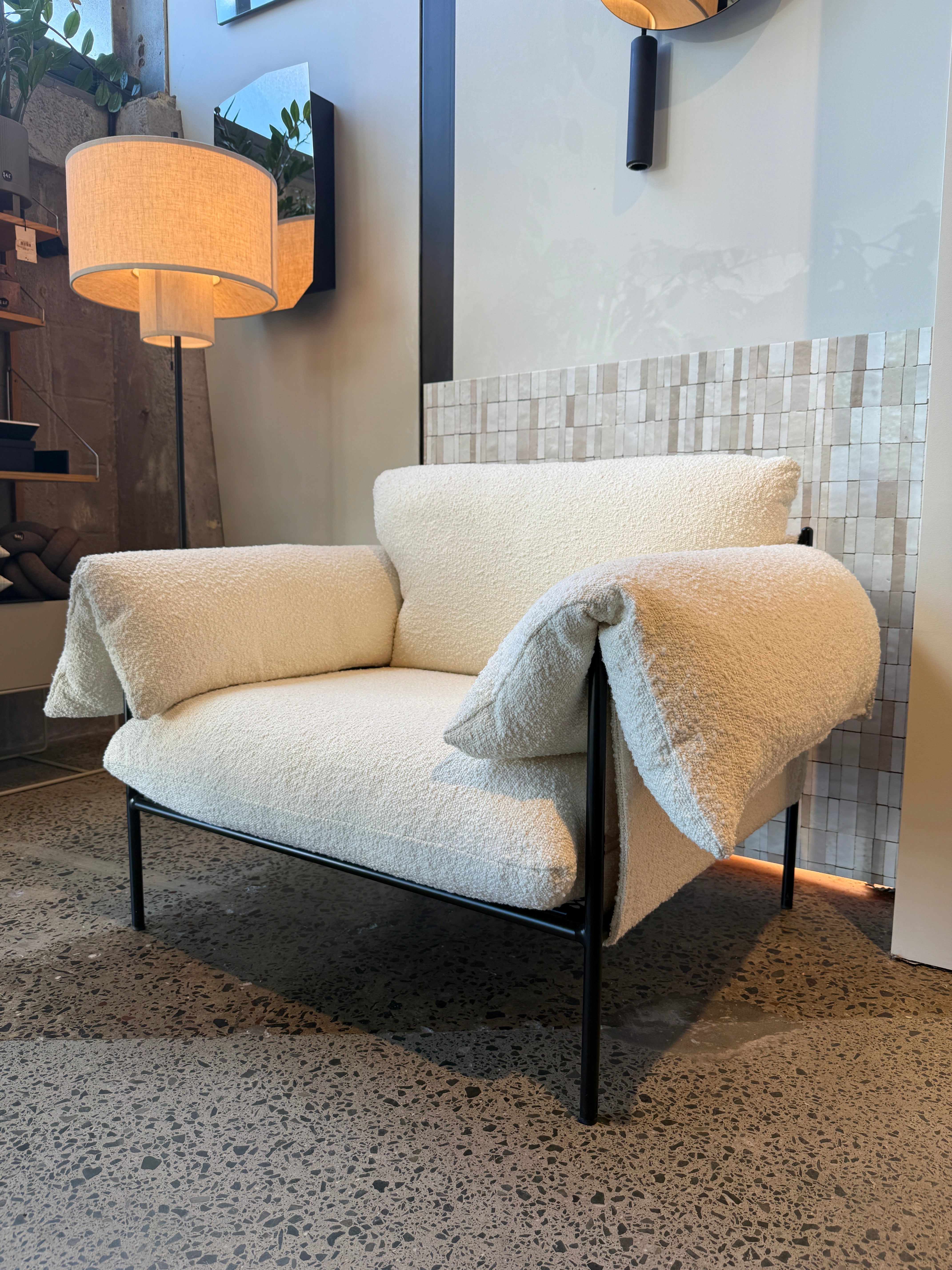 Alva Armchair - Bronte Whipped Cream