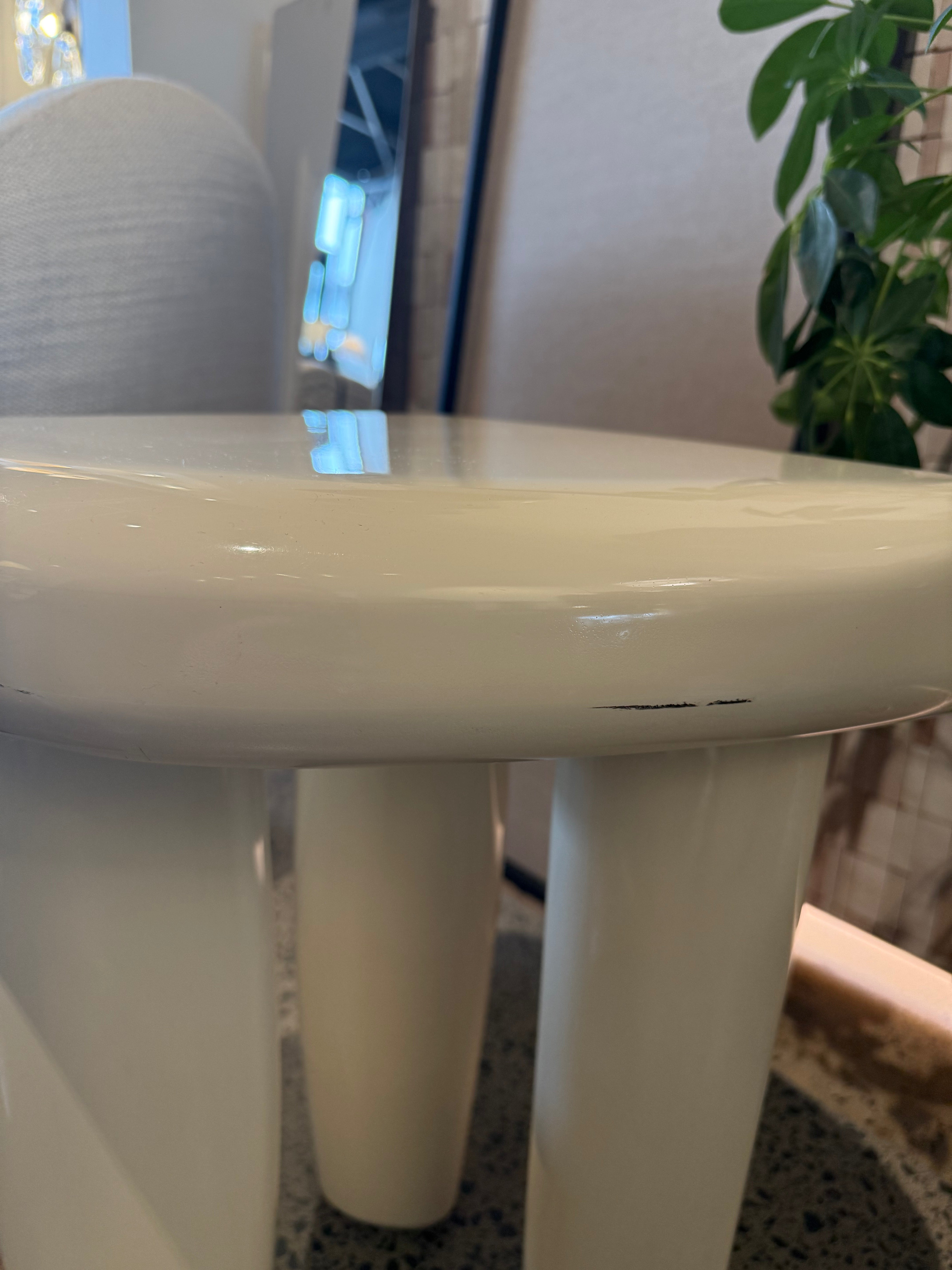Isola Side Table - Antique White