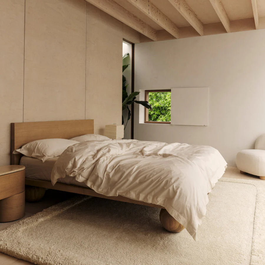 Yoko Super King Bed - Oak