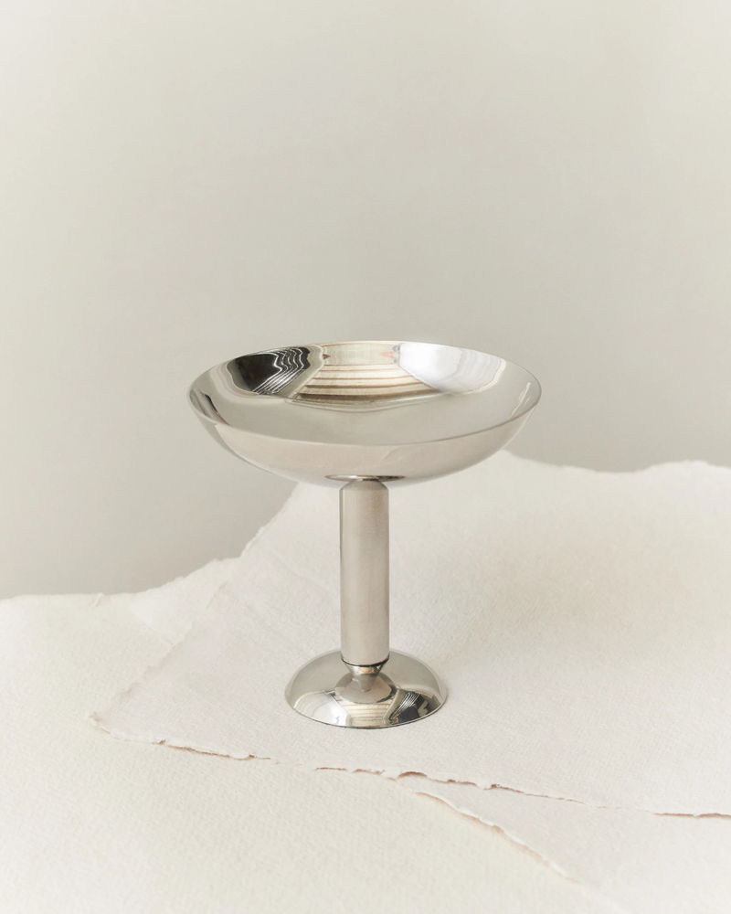 Metal Champagne Coupe - Tall