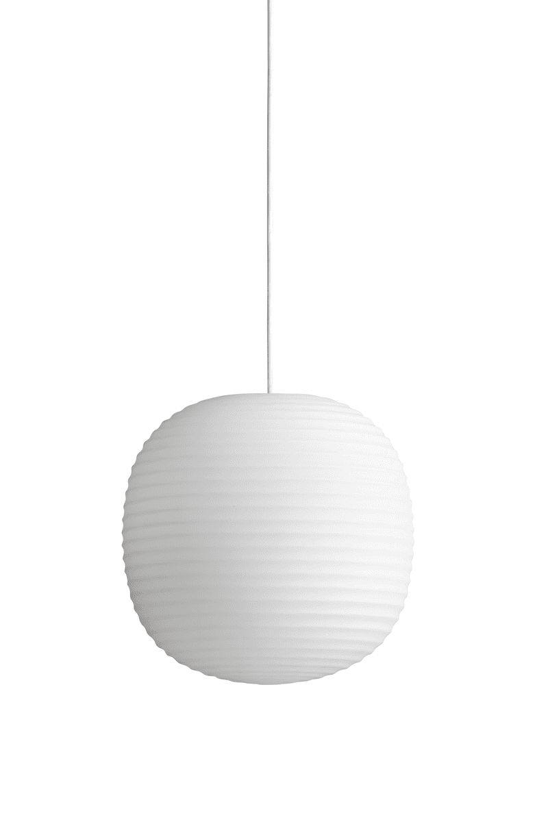 Lantern Pendant - White Medium