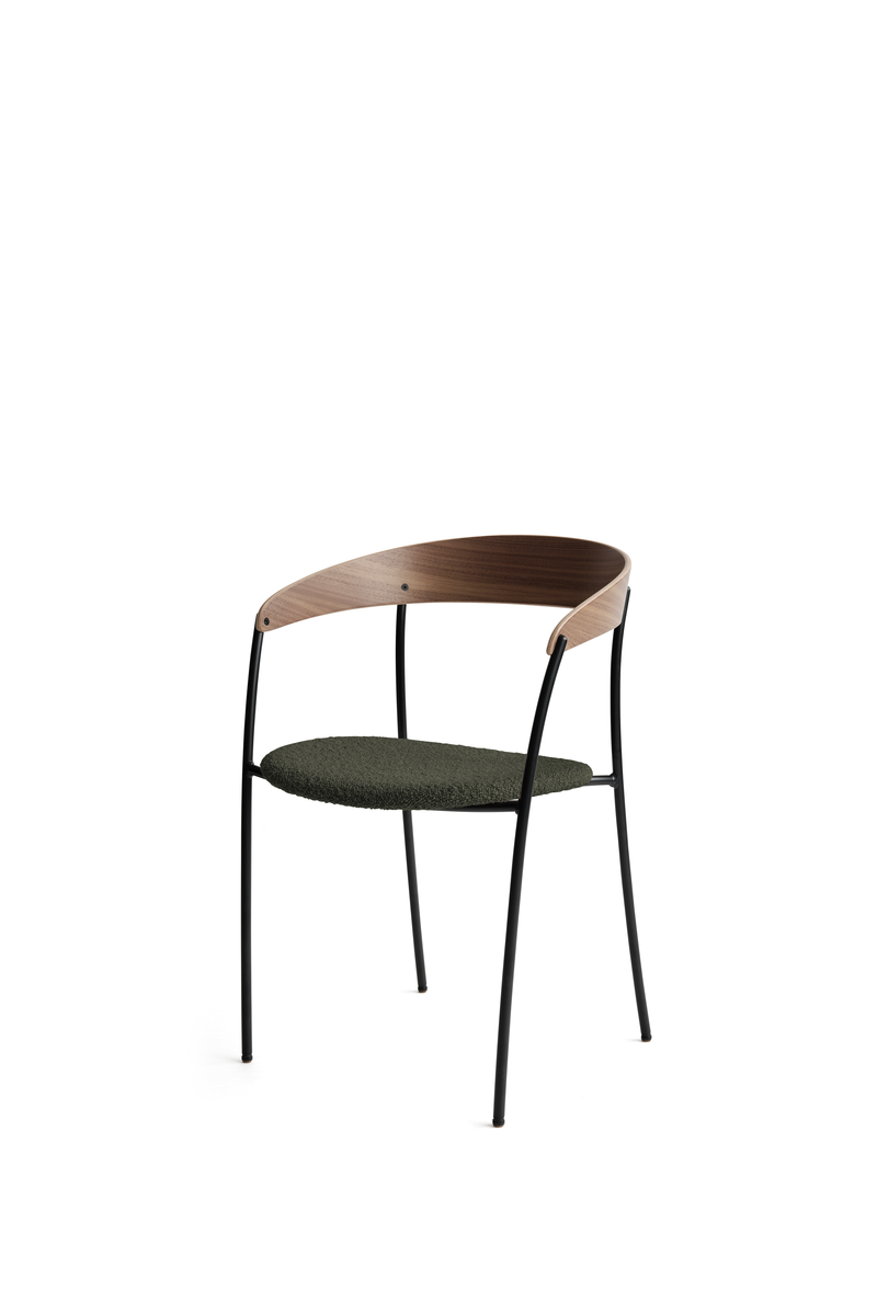 Missing Armchair Walnut - Fabric A