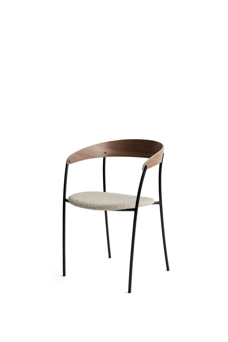 Missing Armchair Walnut - Fabric A