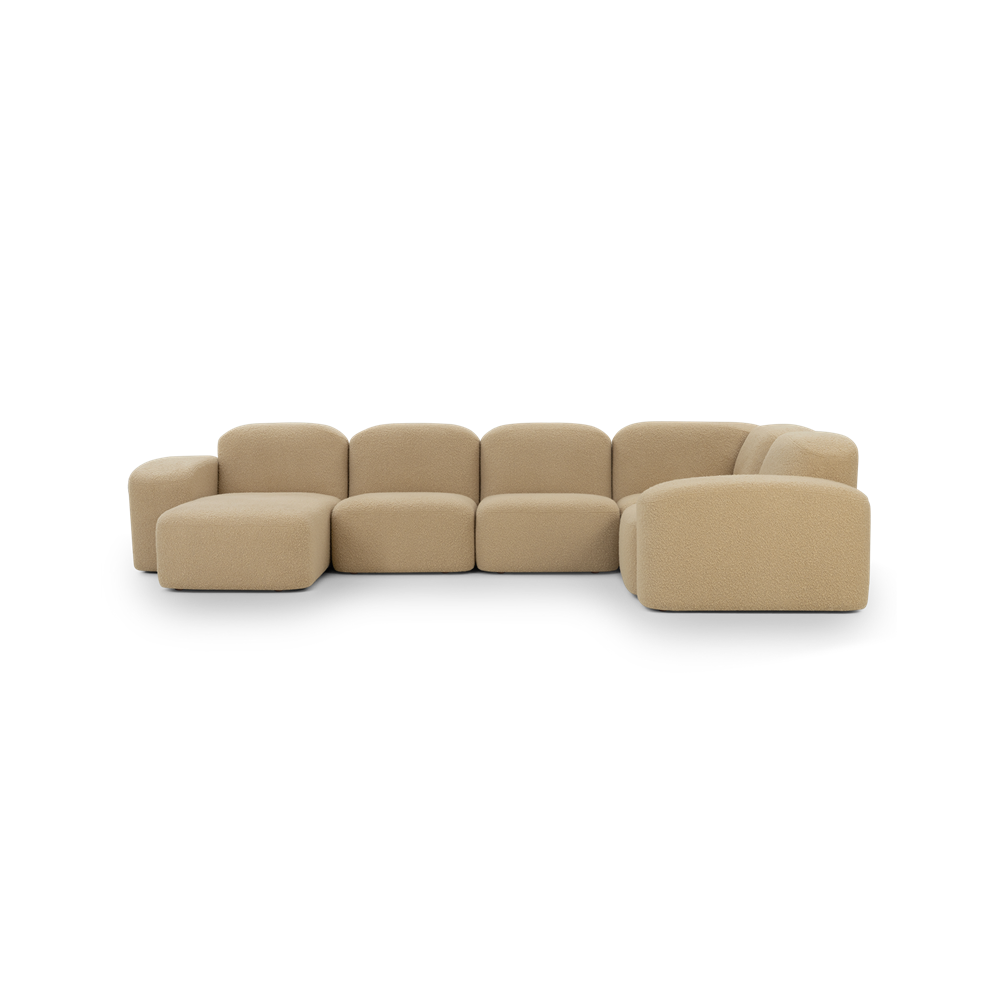 Muse 5 Piece Chaise Modular Sofa - LHF