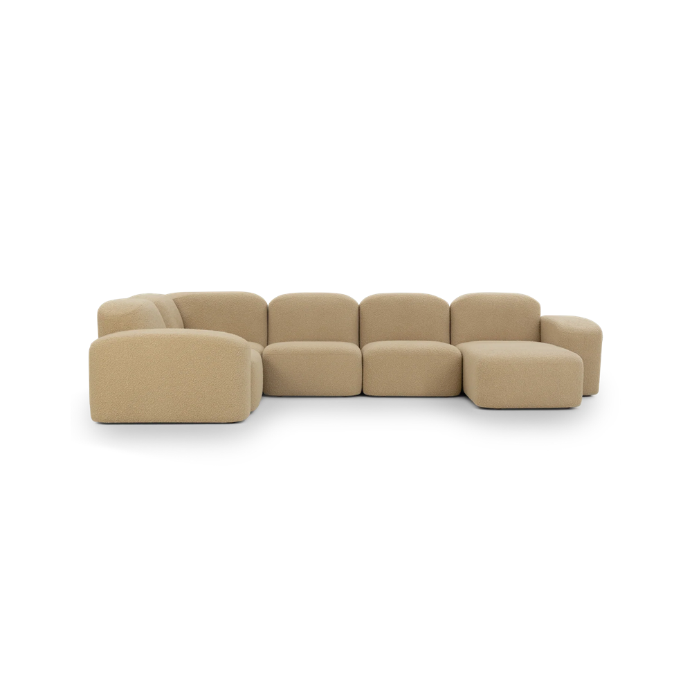 Muse 5 Piece Chaise Modular Sofa - RAF
