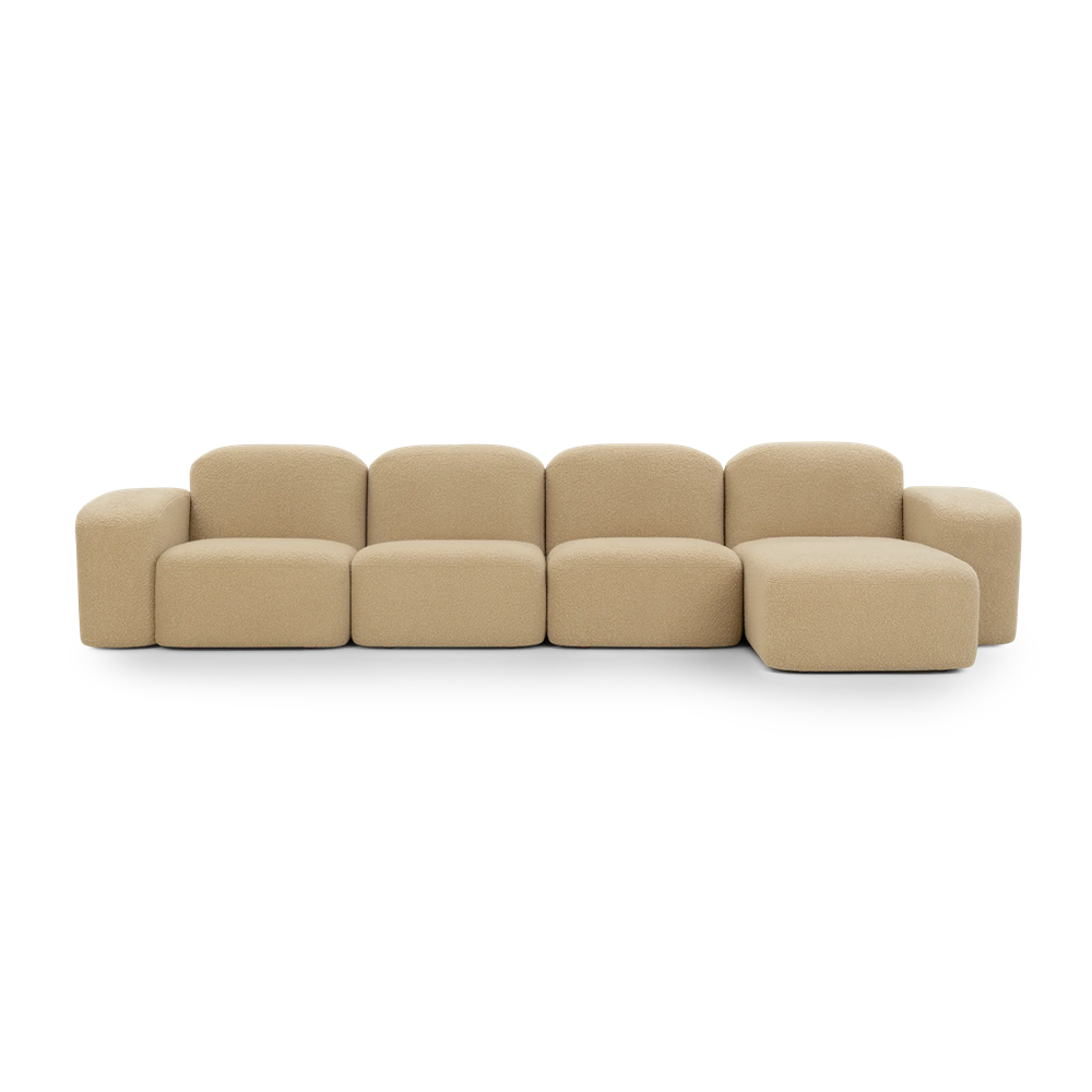 Muse 4 Seat Chaise Sofa - RHF
