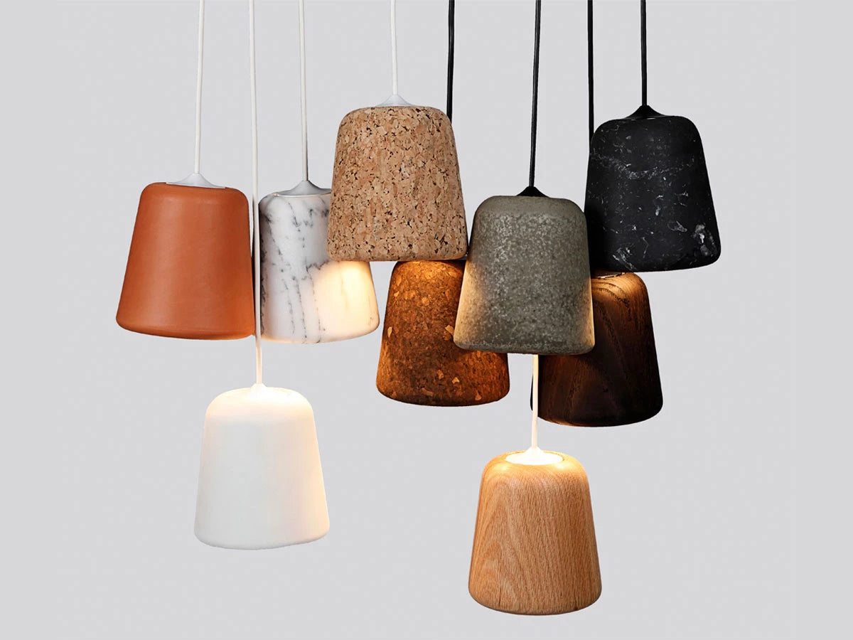 Material Pendant - White Fitting