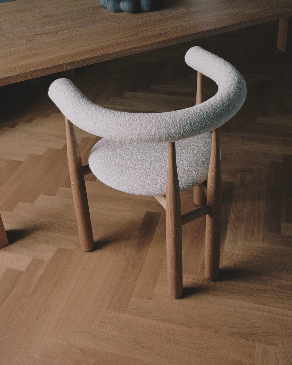 Bukowski Chair Fully Upholstered - Oak