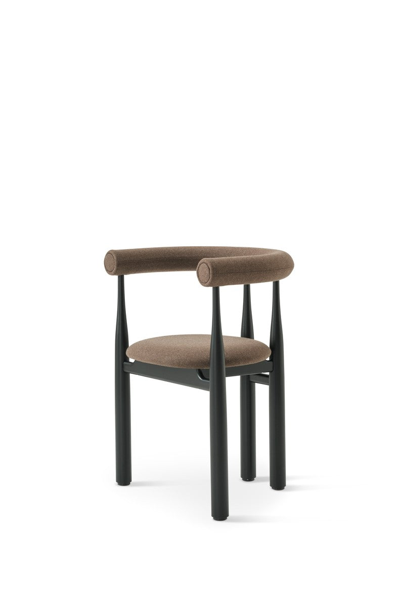 Bukowski Chair Fully Upholstered - Black