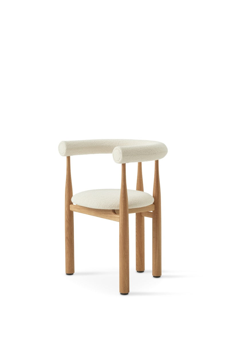 Bukowski Chair Fully Upholstered - Oak