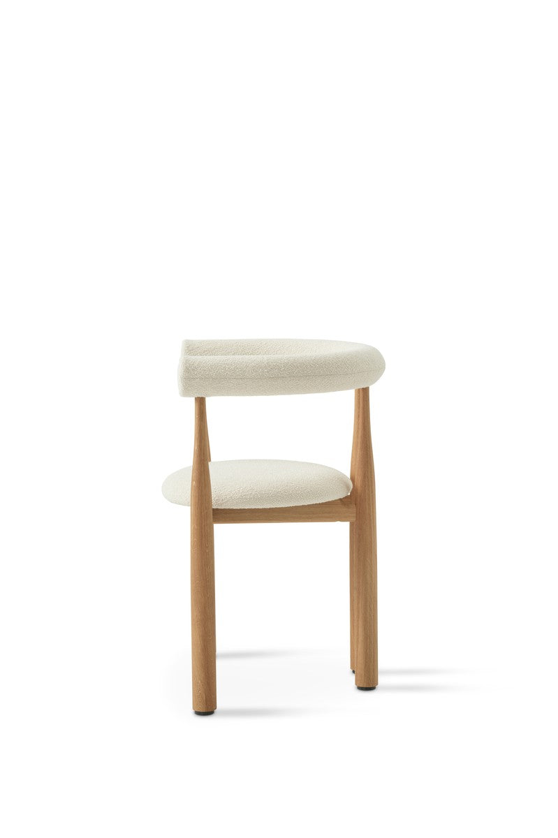 Bukowski Chair Fully Upholstered - Oak