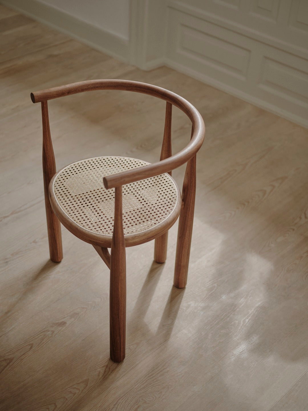 Bukowski Chair French Cane - Walnut