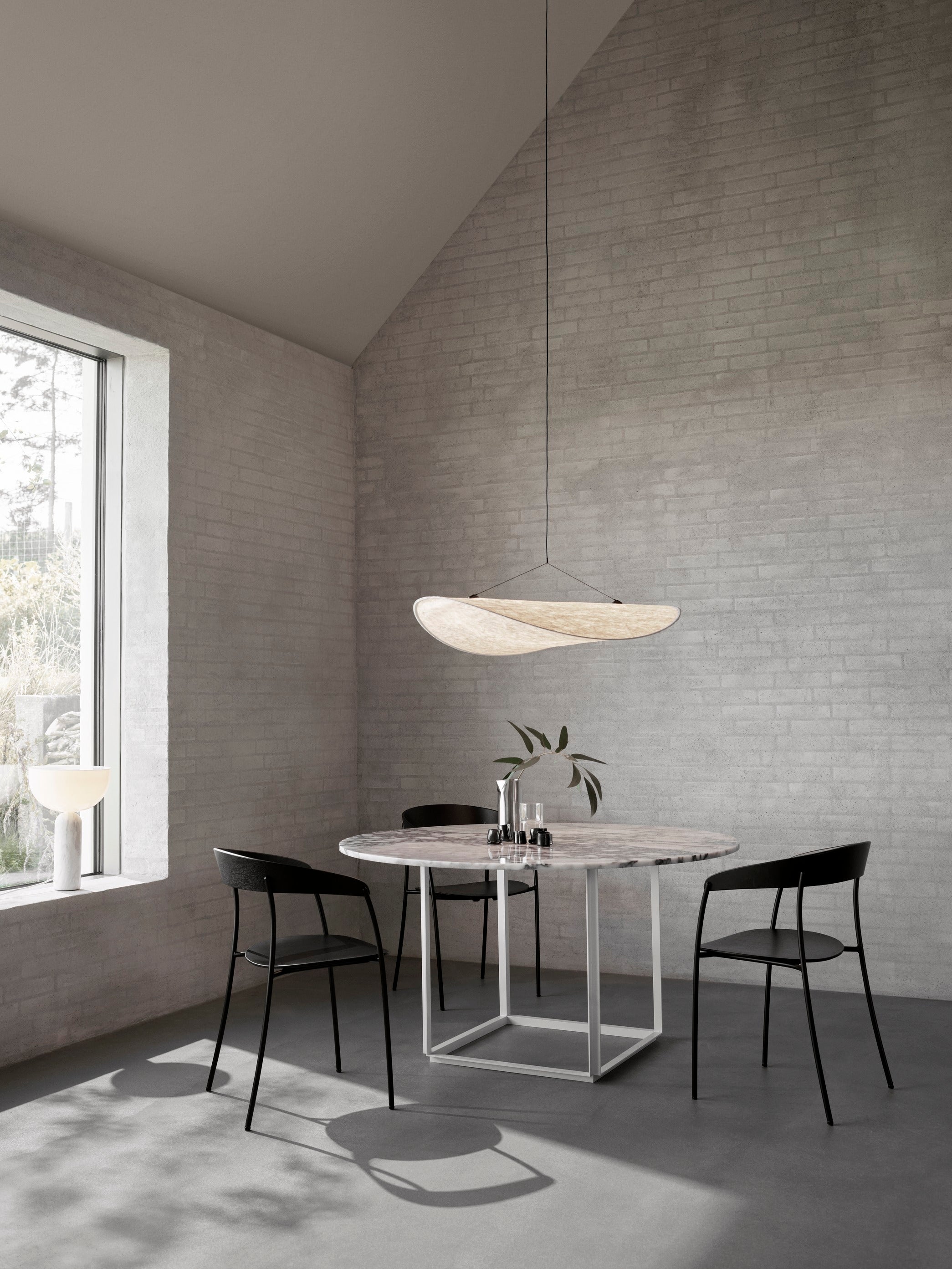 Florence Dining Table 120 - White Viola Marble